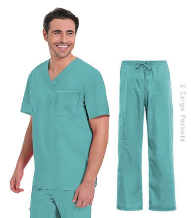 Medgear Unisex Scrub Set Medgear Unisex Scrub Set - 25 Cheap Scrub Sets for Medical Professionals