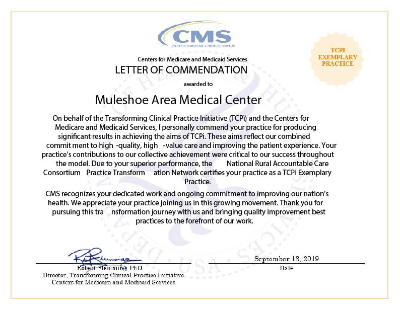 Letter for Muleshoe