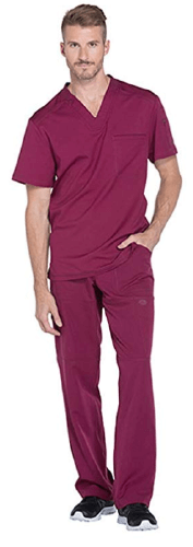 Dickies Dynamix Mens Stretch V-Neck Top and Zip Cargo Pant Dickies Dynamix Mens Stretch V-Neck Top and Zip Cargo Pant - 25 Cheap Scrub Sets for Medical Professionals